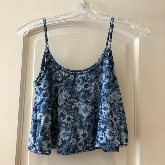 Daisy Denim Crop Top - Picture 3 of 5